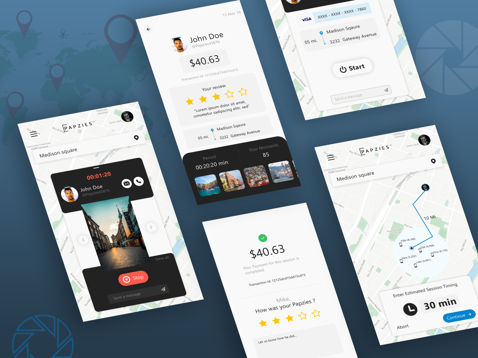 Photographer Hiring Application Design by Invito Creatives on Dribbble