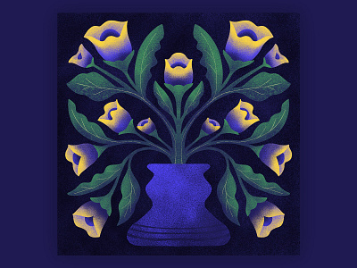 Vase floral floral design floral illustration flower flower illustration plant symmetrical symmetry vase