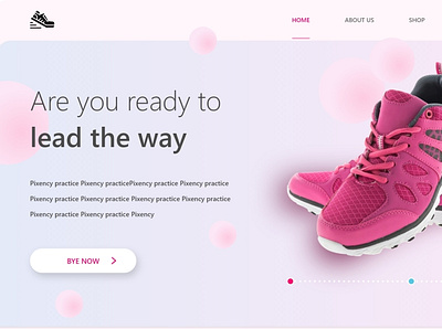 Landing Page Header branding e commerce figma design graphic design header landing page landing page ui modern web design popular landing page portfolio site show shop typography ui ui design ui template ui ux design web design web template web ui website template