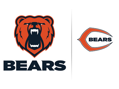 Chicago Bears Logo Concept bears brand branding chicago logo nfl sports
