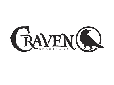 Craven Brewing Logo beer branding brewing logo