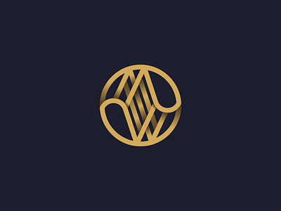 MW Monogram Mark brand grid illustrator letter letterform logo mark monogram type typography vector