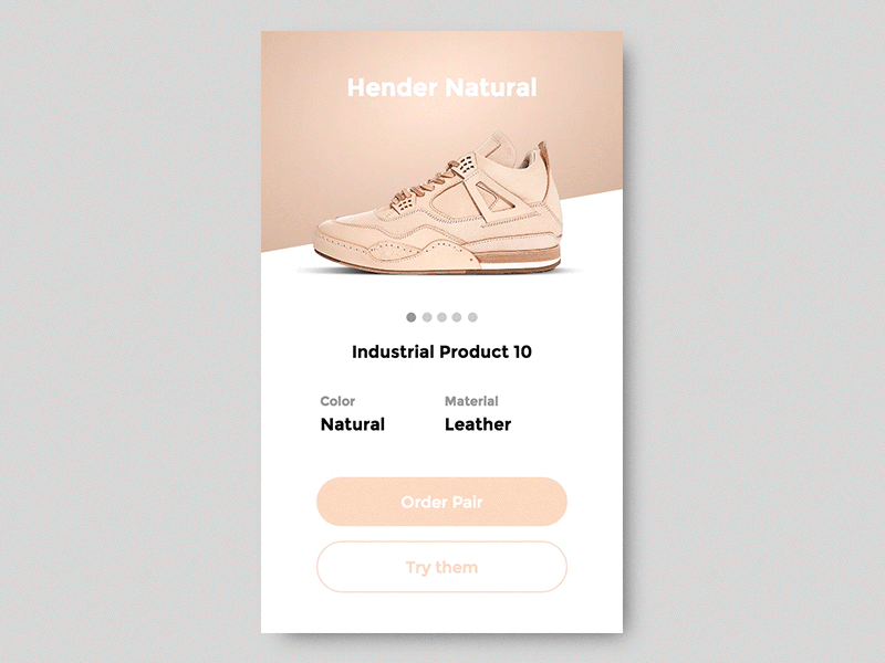 Slide Shop animation fashion interaction interactive mobile shoes shop slide sneakers store ui ux