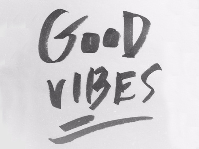 Good Vibes handlettering lettering type typography