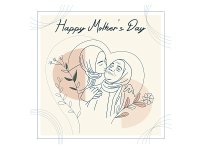 illustration happy mother's day happy mothers day illustration mother