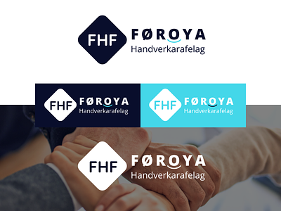 Føroya Handverkarafelag Logo Design app branding design faroe faroe islands fhf flat føroya handverkarafelag illustration logo logo design ui ux vector