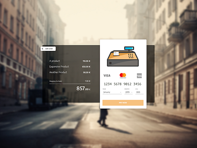 DailyUI #002 - Credit Card Checkout