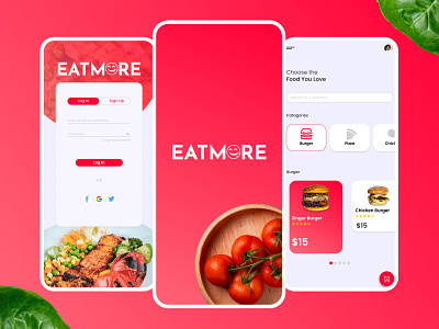 Healthy FastFood App android app apps branding design food app ios app mobile app mobile apps naimul hasan polock sohan polock typography ui uiux ux web app