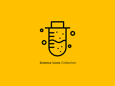 Science Icons Set - Inventicons.com bio biology design expirement flat glass icon icons icons design icons pack illustrator microscope photoshop science scientist test tube vector virus yellow