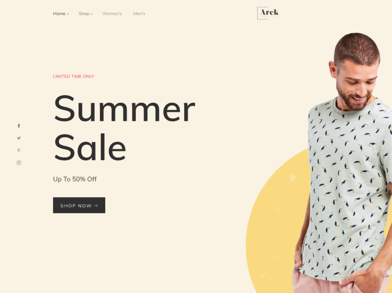 Ecommerce Header By Amjad Ali On Dribbble