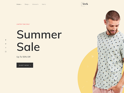 Ecommerce Header