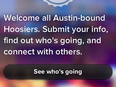 See who's going adaptive blur button css indiana iphone sxsw texture transparency