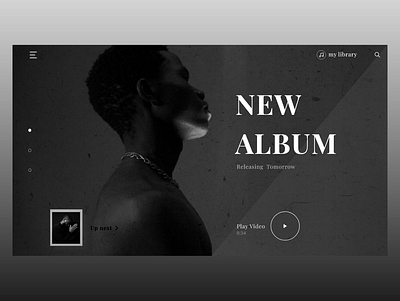 Music UI design music music design ui inspiration uiux ux webdesign