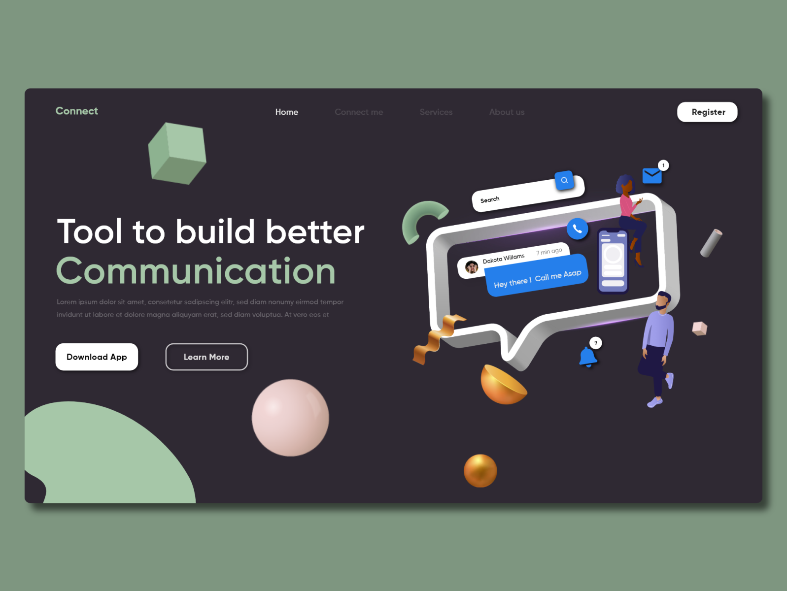 Messenger Website Ui Design by JATIN SABARWAL on Dribbble