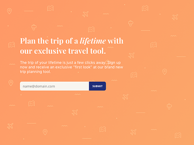 Daily UI #003 003 03 daily ui daily ui challenge landing page