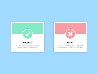 Daily UI #011 011 11 daily ui daily ui challenge drop shadow error flash message flat flat ui success