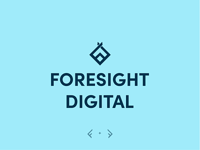 Foresight Digital Services | Unused Mark 02 digital digital services f foresight icon logo services type type logo