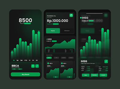 StockInd | Indonesian Stock App app bank crypto indonesia market mobile mobileapp stock ui