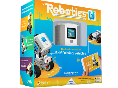 Robotics Kit Concept Package Design branding design educational kids logo packagedesign packaging robotics stem vector
