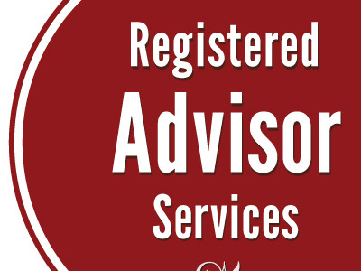 Registered Advisor Services design logo typography