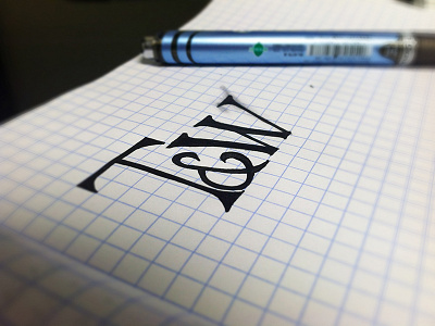 T&W Logo Sketch