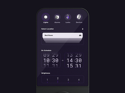 Smart Home Remote Concept remote smart ui