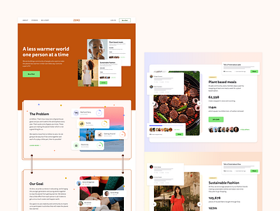 Landing Page design ui