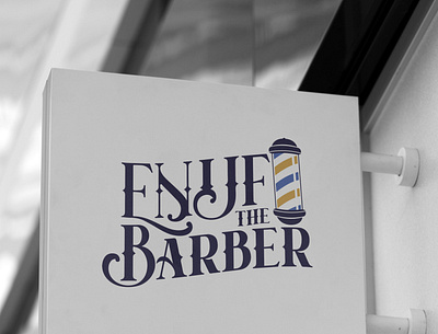 Daily Logo for barbershop barber branding design graphic design illustration logo logoty typography vector