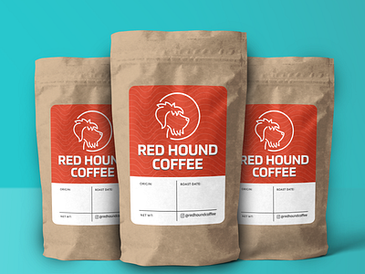 Redhound Coffee Label