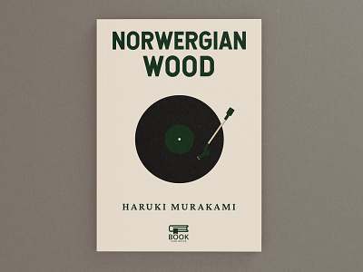 Norwergian Wood Book Cover Redesign book book cover book cover design haruki murakami illustration norwegian wood personal project redesign vector vector illustration