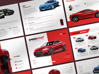 Car Brochure / Automobile Portfolio brochure business car car design catalog design flyer magazine portfolio template vehicle web