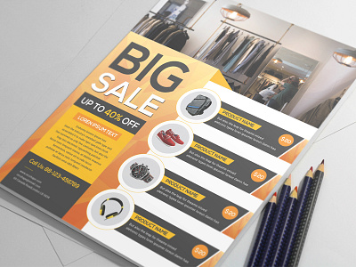 Product Sale Flyer big sale flyer discount flyer product promotion flyer product sale shop