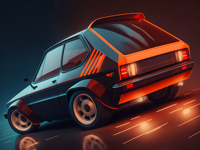 Synth 80's design | Yugo | Concept exploration by David's Brainstorm on ...