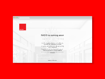 Niico Branding + Coming Soon Page