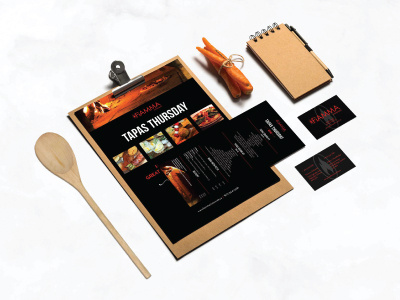 Fiamma Ristorante Woodbridge design graphicdesign menu minimal poster print promotional restaurant stationery