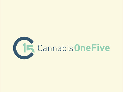 Cannabis One Five Logo branding cannabis design identity logo design marketing social tablet user experience web web design