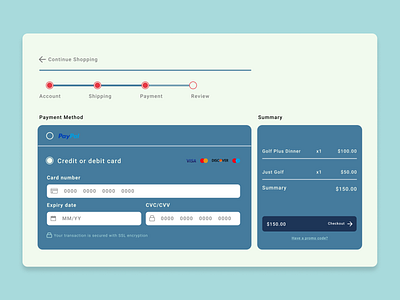 Credit Card Checkout branding design elementor figma graphic design ui web design wordpress