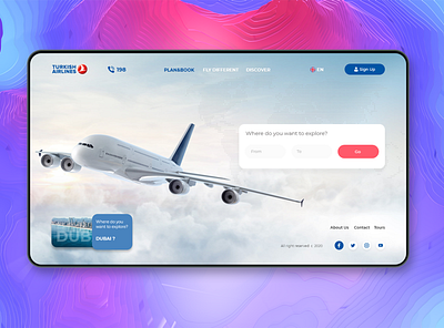 Turkish Airlines redesign ux/ui design redesign ui design ux design web web design webdesign