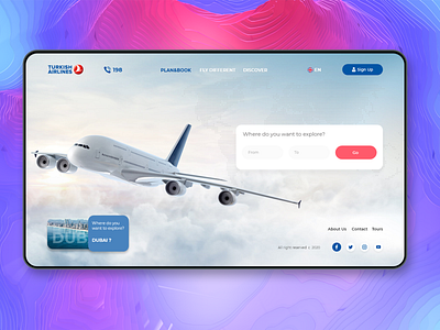 Turkish Airlines redesign ux/ui
