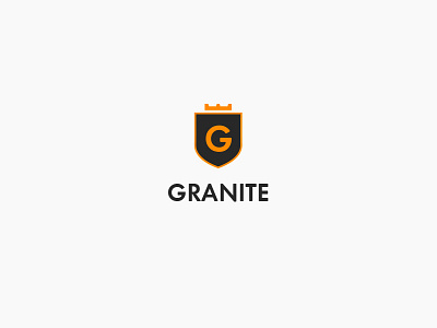 Granite logo design granite stone