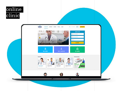 Vias Online Clinic - Doctor Appointment appointment clinic doctor uidesign web design