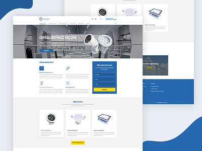Electrical company web design