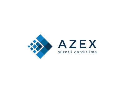 AZEX - Azerbaijan Express delivery company branding graphic design idenitity logo logo design typorgraphy