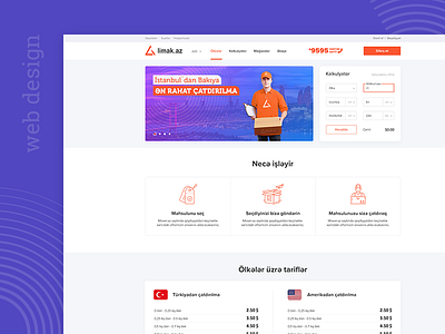 Limak.Az delivery company web design