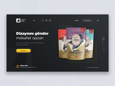 Azerbaijan Design Award web site design award azerbaijan design ui ui design ux design web web design web site