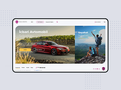 Meqa Sigorta incurance company web design project agency app design insurance insurance app interface sigorta ui ui design uidesign user interface ux ux design web web design webdesign