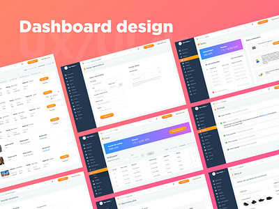 Delivery company dashboard design