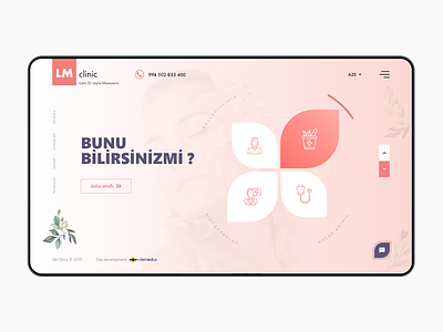 LM Clinic web design project