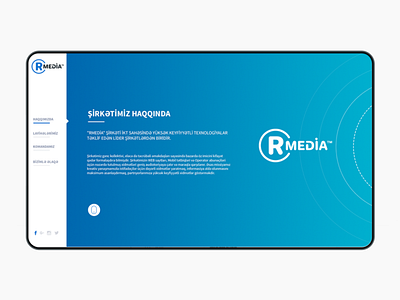 RMedia IT Company web design project logo rmedia ui design ux design web webdesign website design