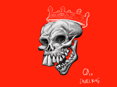 skullKing grotesk photoshop skull